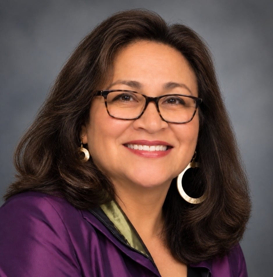 woman with glasses